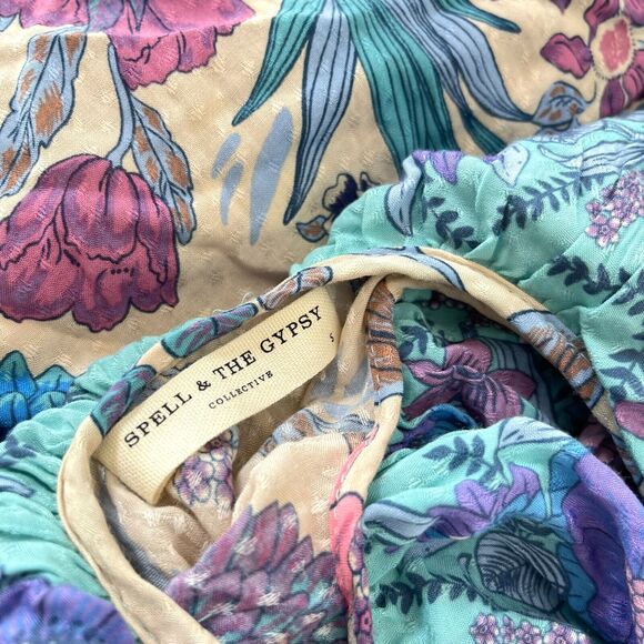 Spell & The Gypsy Siren Song Mini Dress Size Small - Picture 4 of 7